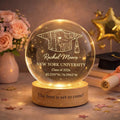 Personalized Graduation Gift, Personalized Crystal Ball Night Light, Custom Campus Map Graduation Gift, Class Of 2026 Gift,2026 Grad Gift