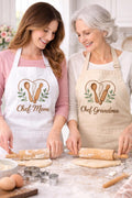 Personalized Embroidered Apron For Mom, Custom Name Baking Apron, Mother's Day Gift, Cooking Apron for Women, Baker Gift, Kitchen Apron