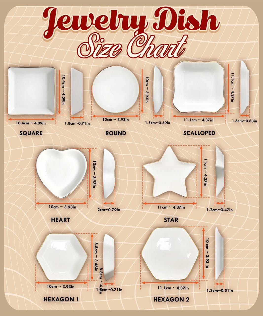 Custom Ceramic Jewelry Tray for Mom, Personalized Mom Photo Ring Dish, Thank You Grandma, Birthday Ring Dish Gift, Mom Gift from Daughter