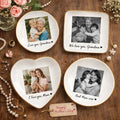 Personalized Mom Photo Jewelry Dish, Ceramic Trinket Tray Gift for Mom, Thank You Grandma, Birthday Ring Dish Gift, Mom Gift from Daughter
