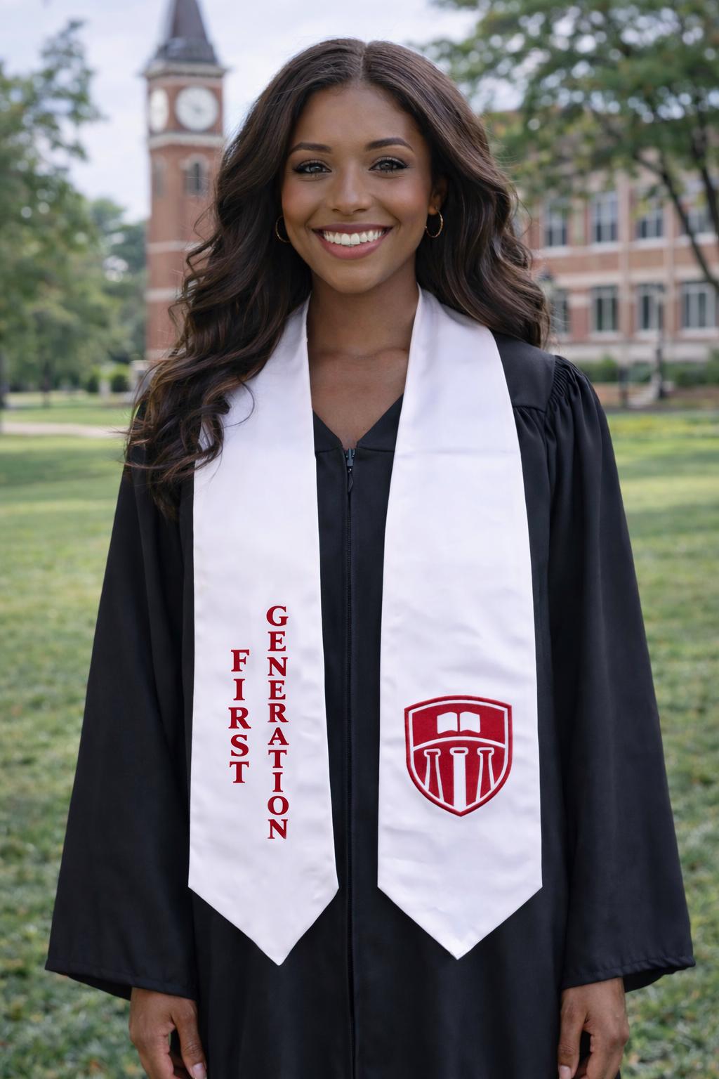 Custom First Generation Graduation Stole, Your Design Text Logo Graduation Stole 2026, High School Graduation Stole, College Graduation Gift