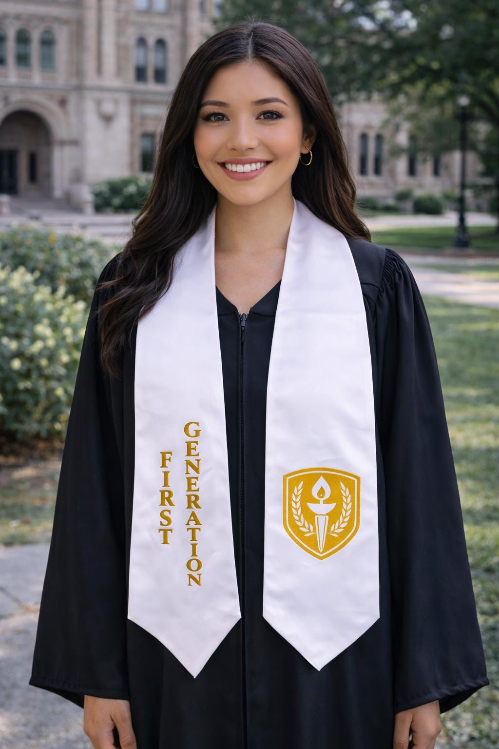 Custom First Generation Graduation Stole, Your Design Text Logo Graduation Stole 2026, High School Graduation Stole, College Graduation Gift