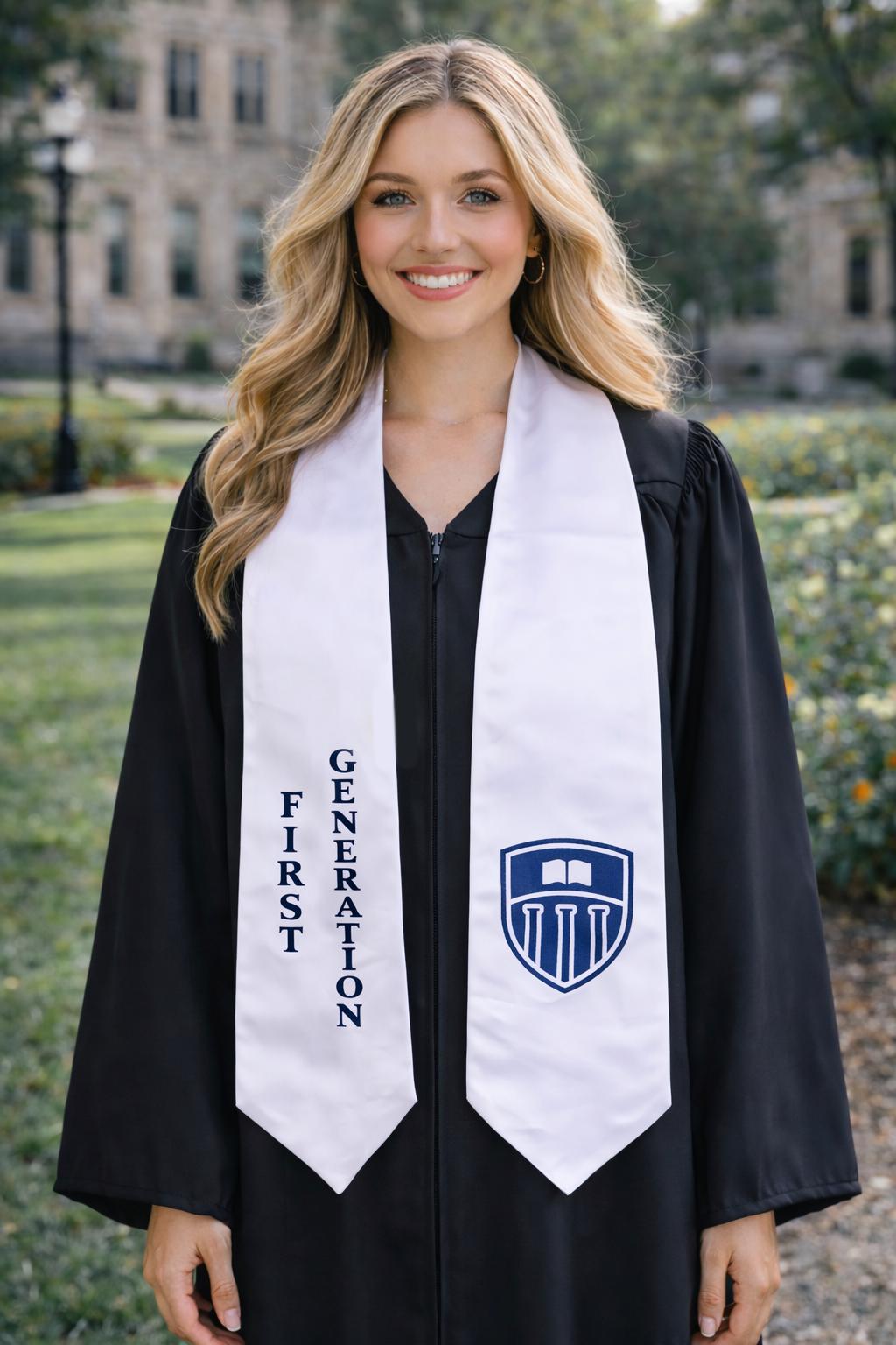 Custom First Generation Graduation Stole, Your Design Text Logo Graduation Stole 2026, High School Graduation Stole, College Graduation Gift
